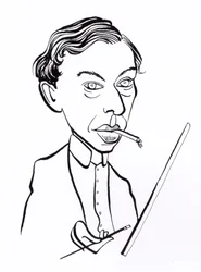 Ernst Ludwig Kirchner, karykatura