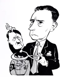 John Heartfield, karykatura z Adolfem Hitlerem