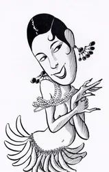 Josephine Baker, karykatura