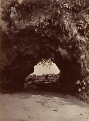 Tropikalna sceneria, naturalny łuk, zatoka Cupica, 1871.