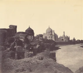 Taj Mahal od wschodu, ok. 1858-1862 (zdjęcie)