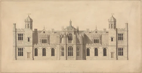 Corsham Court, Wiltshire: Elewacja frontu północnego