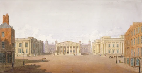 Trafalgar Square, Westminster, Londyn, 1828