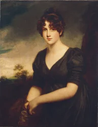 Portret panny Frances Vinicombe, lata 1790