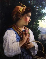 Marzenia (olej na płótnie)