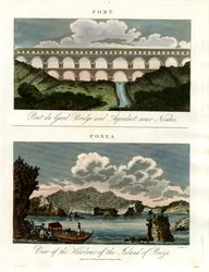 Historyczne mosty - Pont du Gard i port Ponza