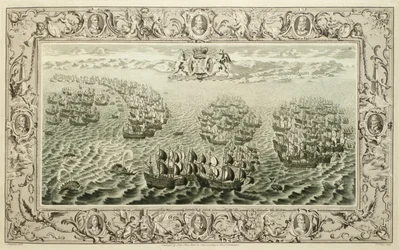 Armada (rycina z gobelinu), 1739