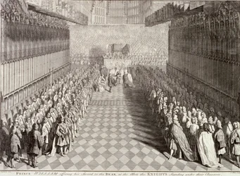 Koronacja Wilhelma III w Opactwie Westminsterskim, Londyn, 1689, c1689