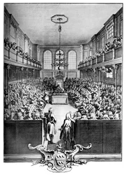 Wnętrze Izby Gmin, Westminster, Londyn, 1742, c1902-1905.
