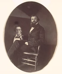 John R. Johnston z Malarstwo, koniec lat 50. XIX wieku.