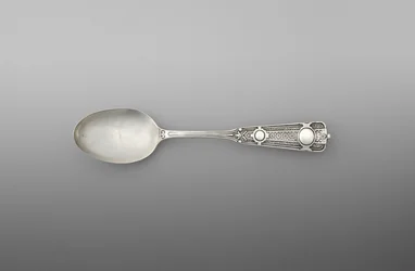 Łyżeczka (jedna z pary), ok. 1860-90 (srebrna)