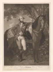 Portret van George IV jako prins van Wales Jego Królewska Wysokość George Prince of Wales (tytuł na obiekcie)
