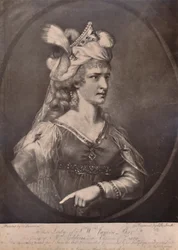 Sarah Siddons, walijska aktorka, jako Zara w filmie Williama Congrevesa w filmie Żałoby panny młodej, c1783 1894