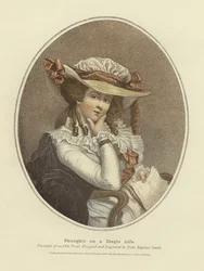 Myśli o jednym życiu (kolorowe grawerowanie)