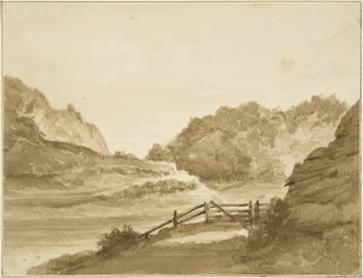 Avon nad Hotwells (ołówek i akwarela na papierze)