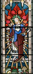 Chrystus i Serafin, z Dziewic mądrych i głupich, 1862 (witraże)