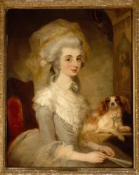 J.R.Wildman, Portret Katarzyny Baillie / obraz