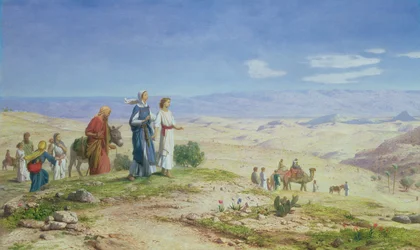 Poza Jerozolimą, 1878 (olej na płótnie na płycie)