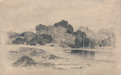 Jezioro w Trentham, Staffordshire