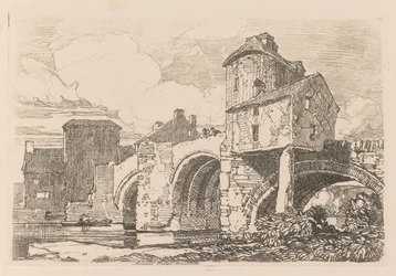 Liber Studiorum: Płyta 26, Monnow Bridge, Monmouthshire