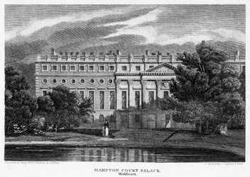 Pałac Hampton Court, Londyn, 1814.