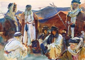 Obóz Beduinów, 1905-06 (wc na papierze)