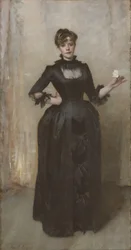 Dama z różą (Charlotte Louise Burckhardt), 1882