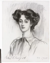 Portret lady Elsie Meyer, luty 1908