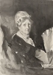 Portret pani Frederick Mead z wachlarzem