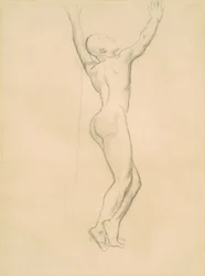 Studium dla Apolla i Daphne, c. 1918.