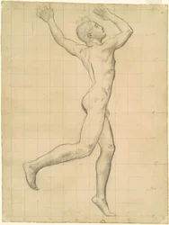 Studium Apolla dla „Apollo i Daphne”