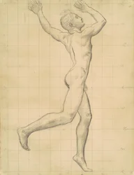 Studium Apolla dla Apolla i Daphne, c. 1918.
