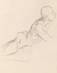 Studium Erosa dla Erosa i Psyche, dekoracja reliefowa, Rotunda, Muzeum Sztuk Pięknych, Boston