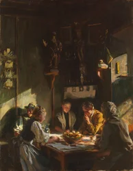 Tyrolskie wnętrze, 1915
