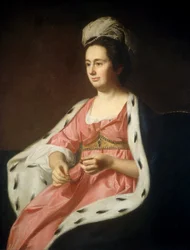 Abigail Smith Babcock, pani Adam Babcock, ok. 1774.
