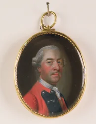 Miniaturowy portret Sir Johna St. Clair