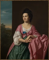 Pani Sylvester (Abigail Pickman) Gardiner, ok. 1772 (olej na płótnie)