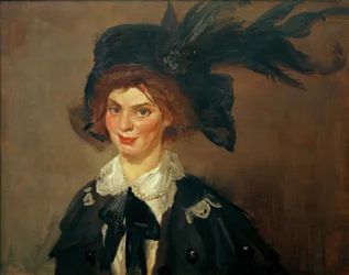 Jastrząb (Yolande w dużym kapeluszu)