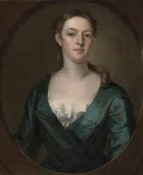 Portret kobiety (Judith Colman Bulfinch), ok. 1734 (olej na płótnie)