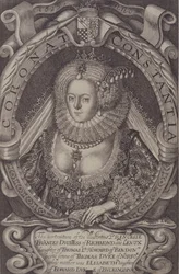 Frances, księżna Richmond (1578-1639) z Generall History of Virginia, 1624
