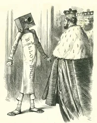 Karta do głosowania przeciwko Izbie Lordów. Karykatura Johna Tenniela z „Punch”, Londyn, 20 lipca 1872.