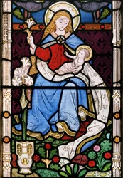 Madonna z Dzieciątkiem, 1863 (witraż)