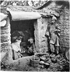Chiny, prosta rodzina, ok. 1870 (zdjęcie)