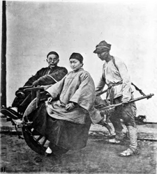 Chiny, riksza ok. 1870 (zdjęcie)