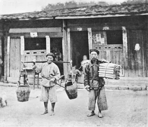 Chińscy jastrzębiowie, ok. 1870 r.