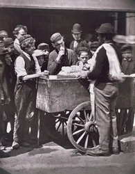 Half Penny Ices, z "Street Life in London", 1876-77 (drzeworyt)