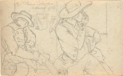 Bez tytułu, z folio: Szkice we Francji i Niemczech, jeden z 22 arkuszy w folio B