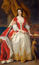 Elżbieta, hrabina Northampton (olej na płótnie)