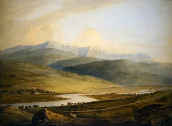 Cader Idris (akwarela na papierze)