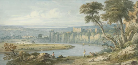 Zamek Chepstow (wc na papierze)